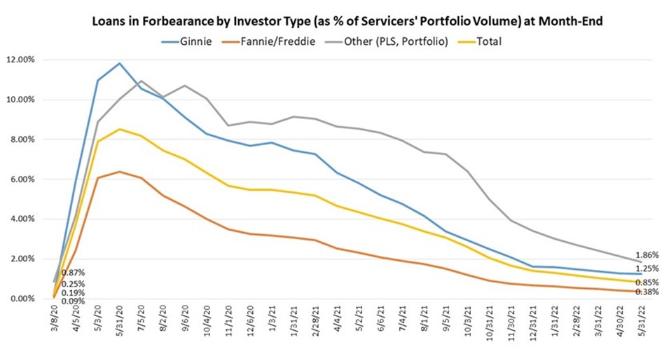 Loans in Forbearance by Investor Type
