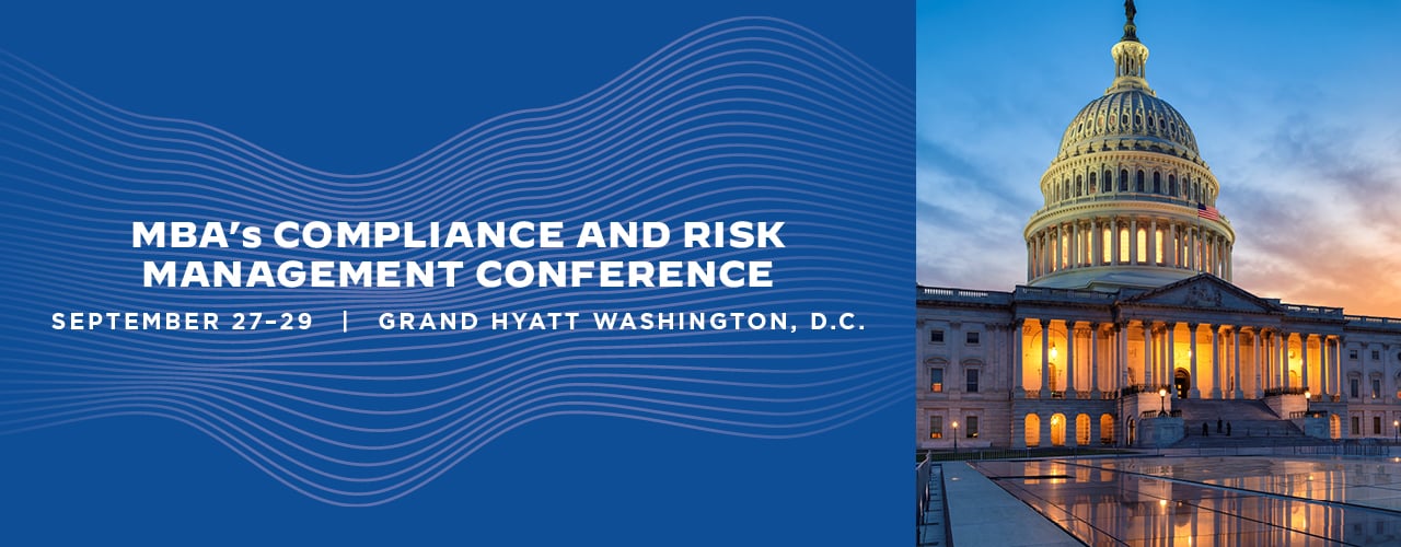 Header banner - MBA's Compliance and Risk Management Conference