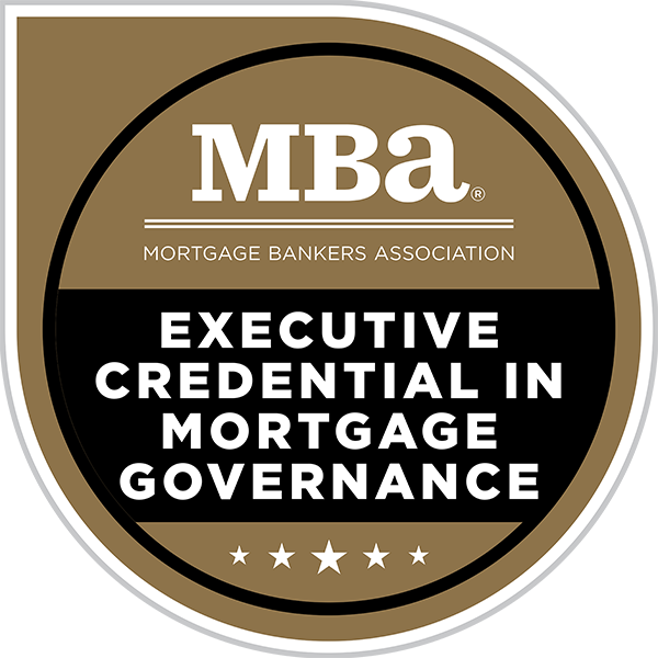 Executive Credential In Mortgage Governance CREDLY Badge